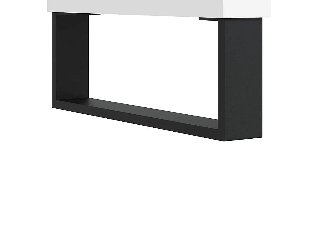Badkamerkast 65x33x60 cm bewerkt hout wit