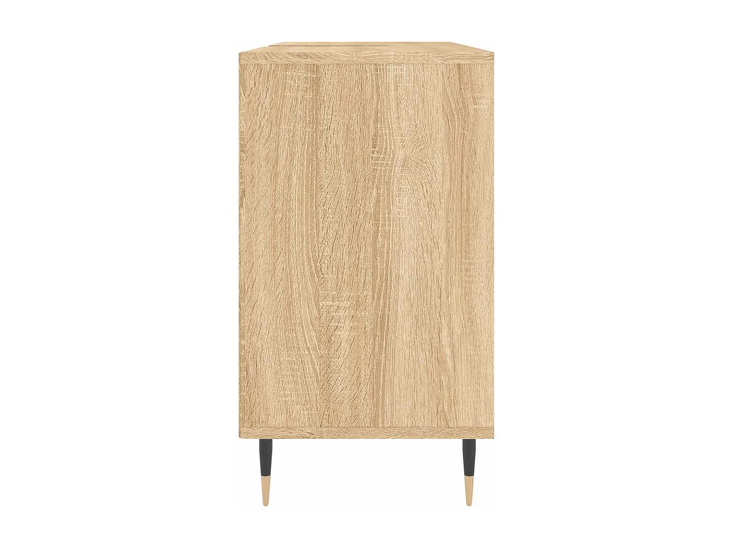 Badkamerkast 80x33x60 cm bewerkt hout sonoma eikenkleurig