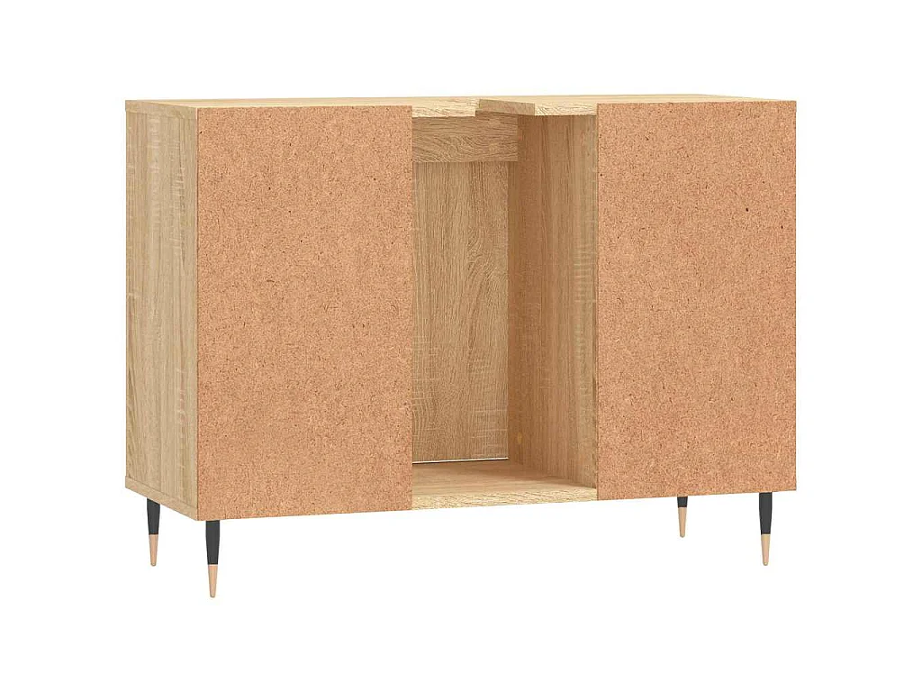 Armário p/ casa banho 80x33x60cm deriv. madeira carvalho sonoma