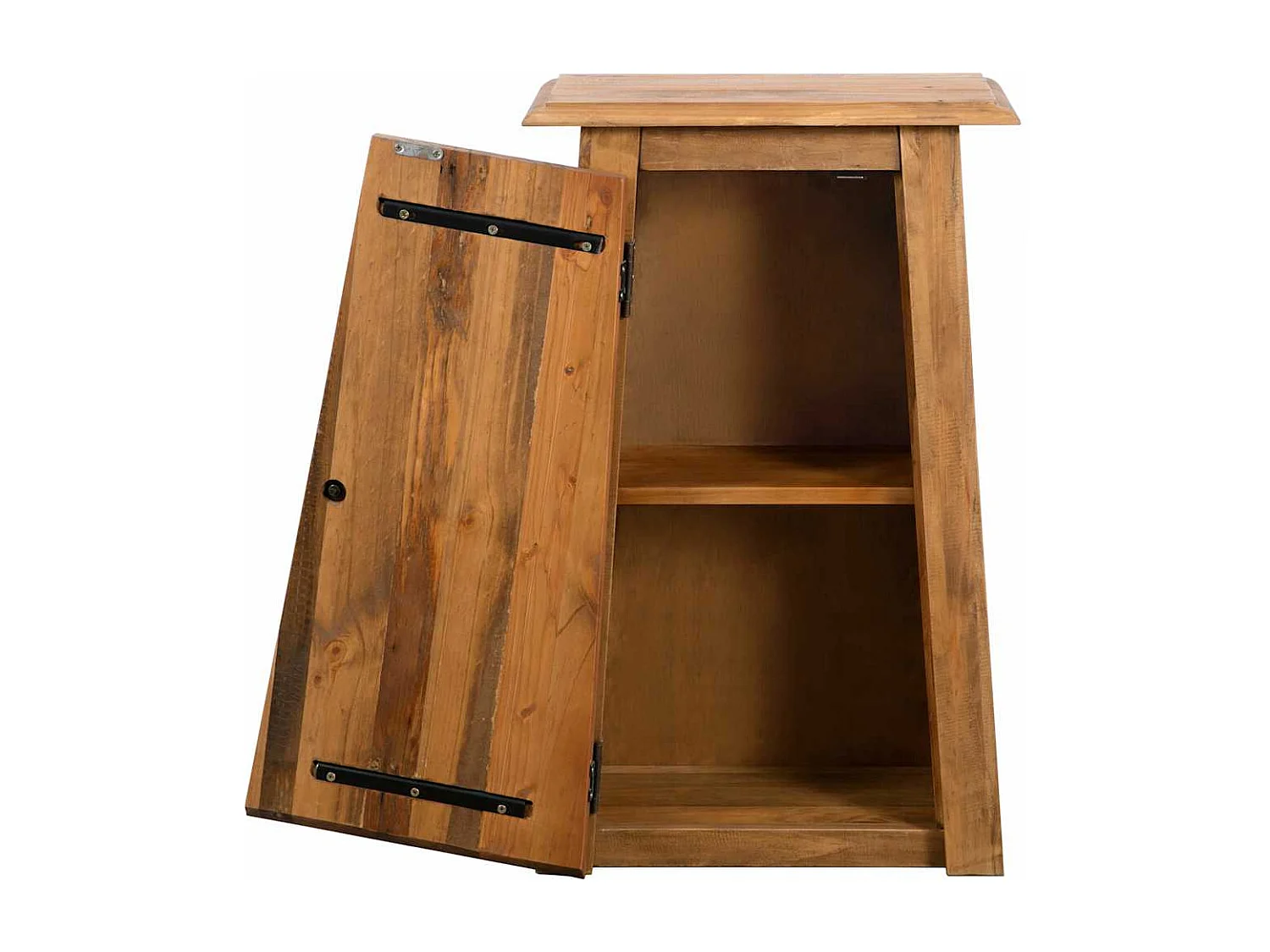 Armoire latérale de salle de bain Pin massif 42x23x70 cm