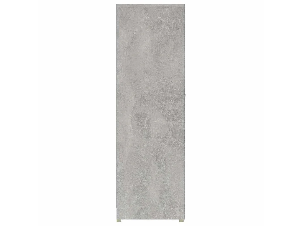 Badezimmerschrank Betongrau 30x30x95 cm Holzwerkstoff
