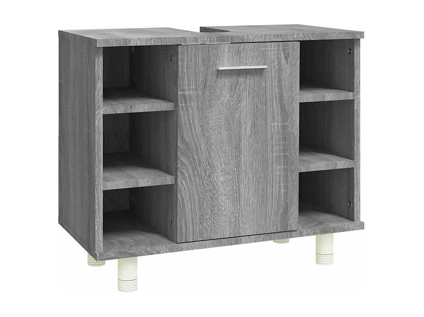 Badschrank Grau Sonoma 60x32x53,5 cm Holzwerkstoff