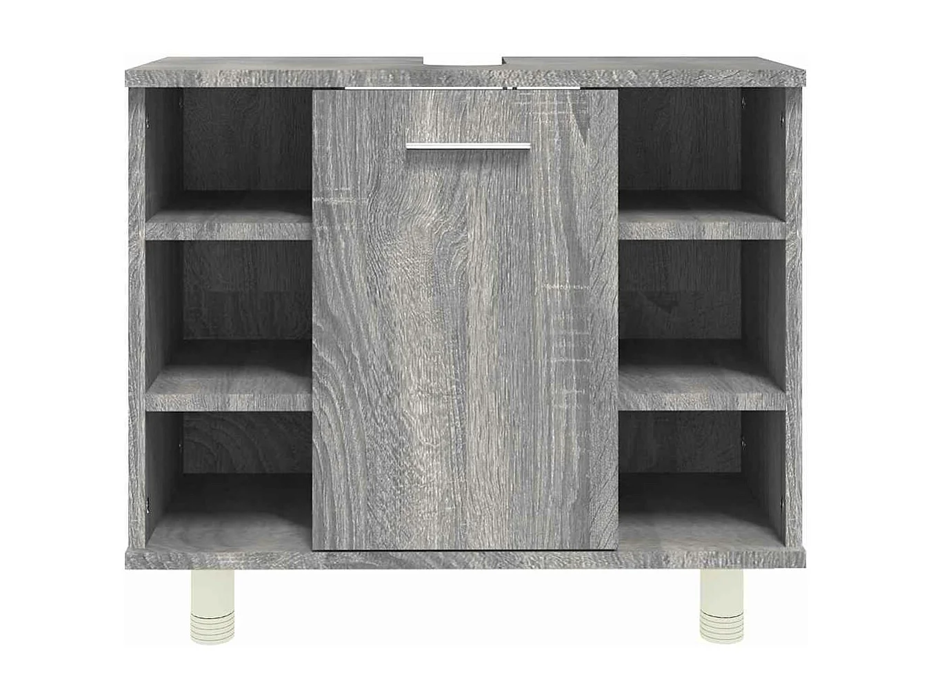 Badschrank Grau Sonoma 60x32x53,5 cm Holzwerkstoff