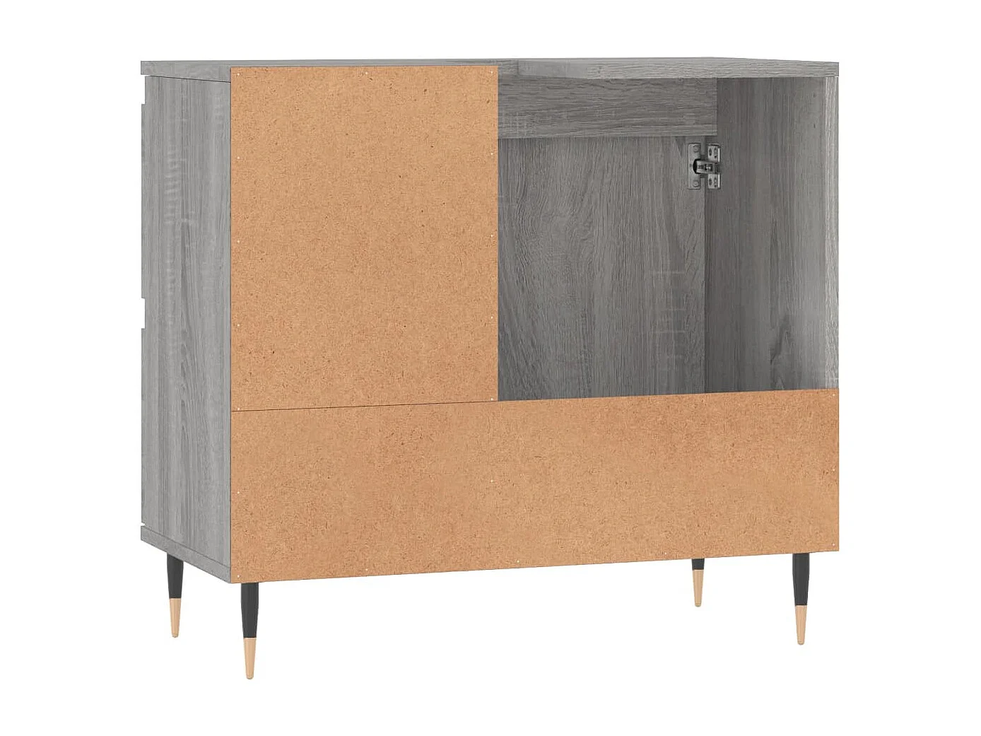 Armoire de bain sonoma gris 65x33x60 cm bois d'ingénierie