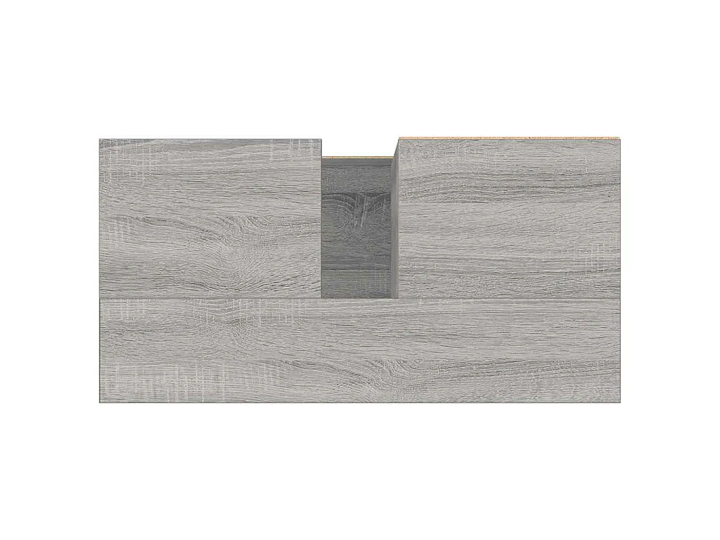 Armadietto Bagno Grigio Sonoma 65x33x60 cm in Legno Multistrato