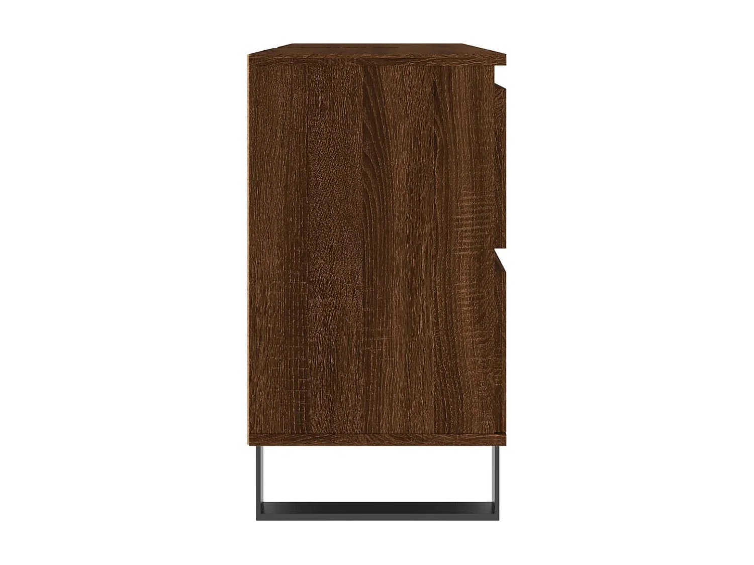 Armoire salle de bain chêne marron 80x33x60cm bois d'ingénierie