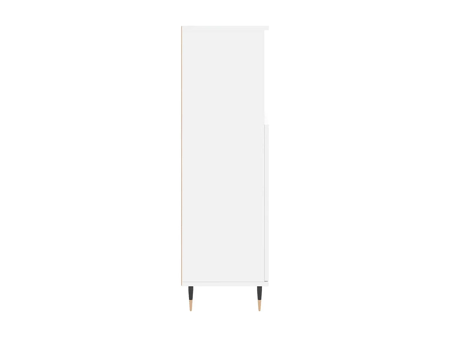 Badschrank Weiß 30x30x100 cm Holzwerkstoff