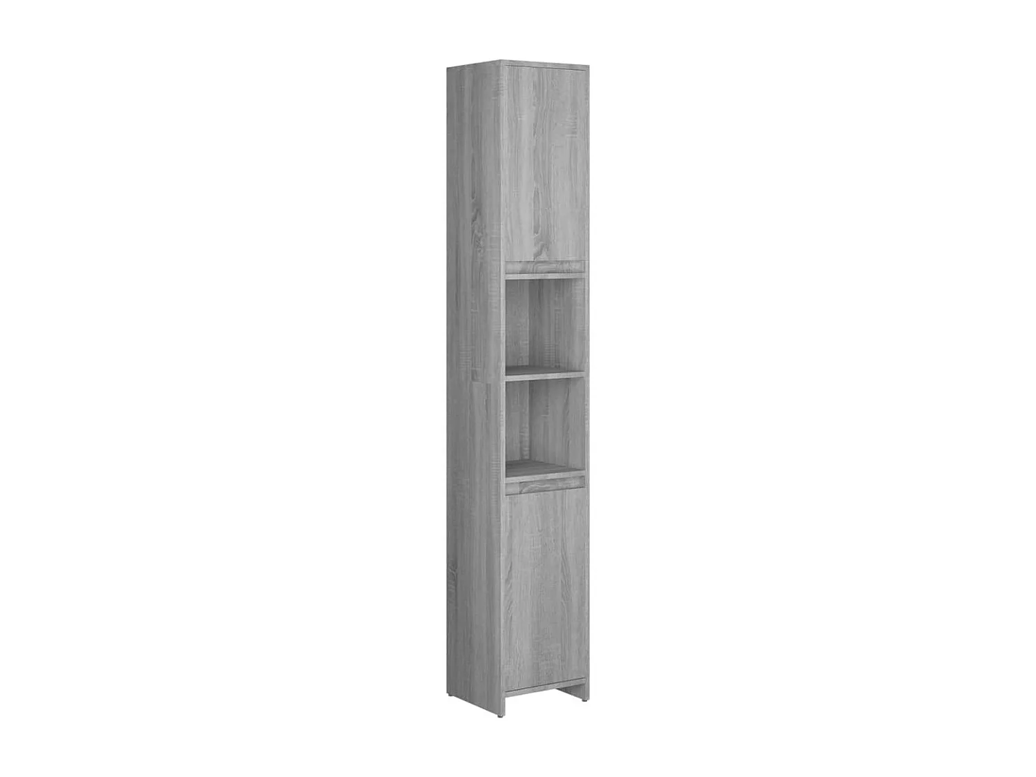 Armário WC 30x30x183,5 cm derivados de madeira cinzento sonoma