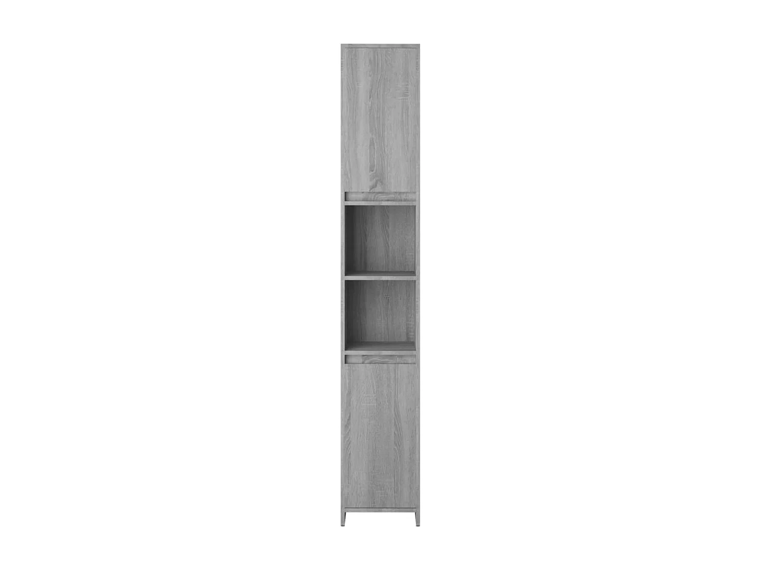 Armário WC 30x30x183,5 cm derivados de madeira cinzento sonoma