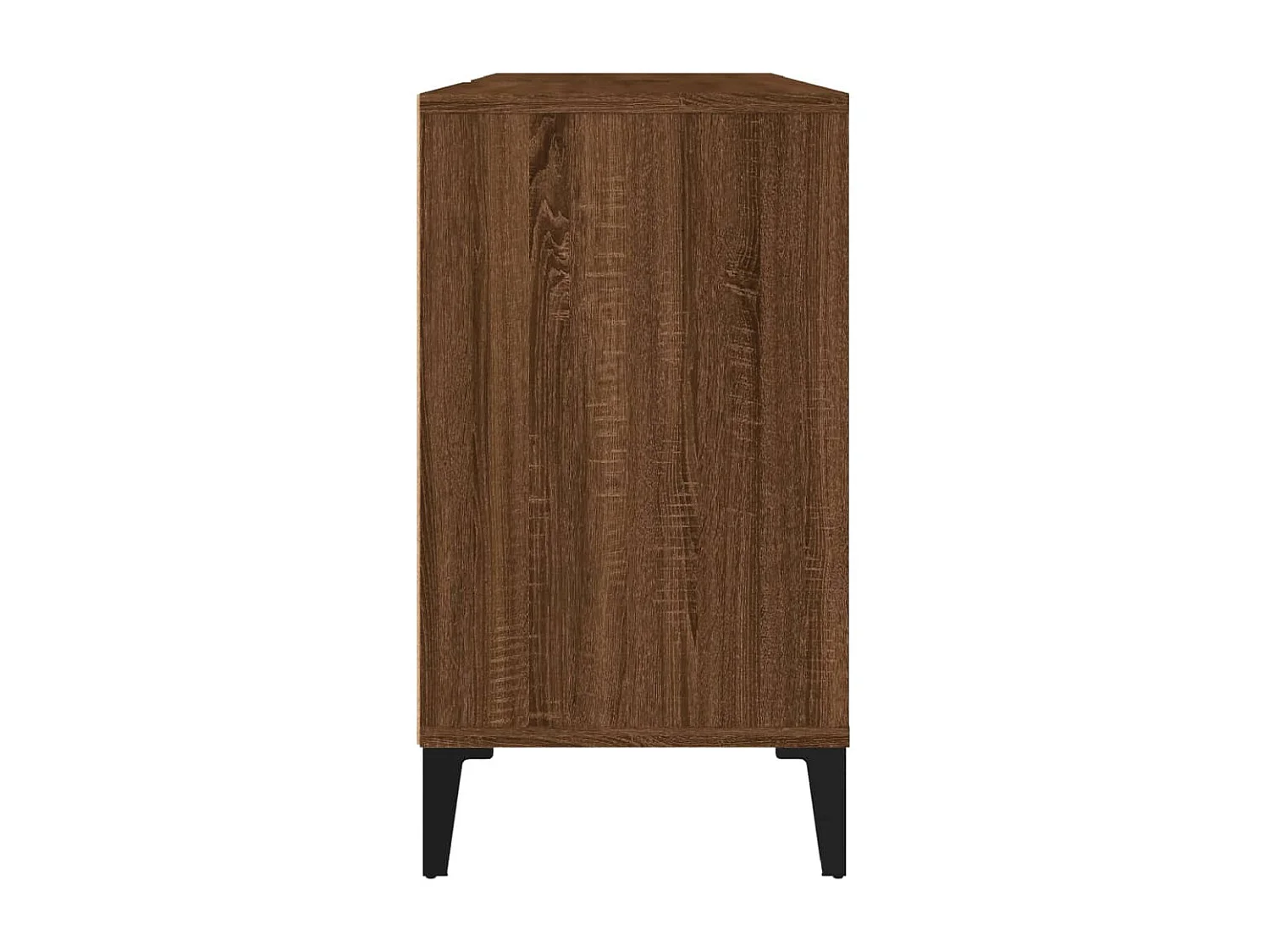 Meuble d'évier chêne marron 80x33x60 cm bois d'ingénierie