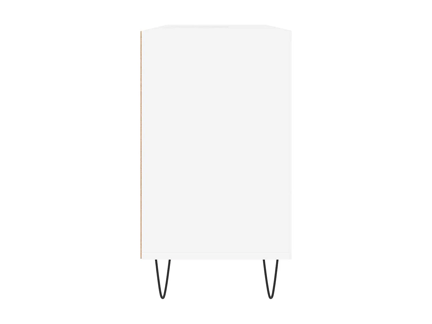 Badkamerkast 80x33x60 cm bewerkt hout wit