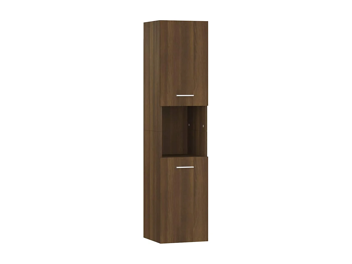 Armoire de bain Chêne marron 30x30x130 cm Bois d'ingénierie