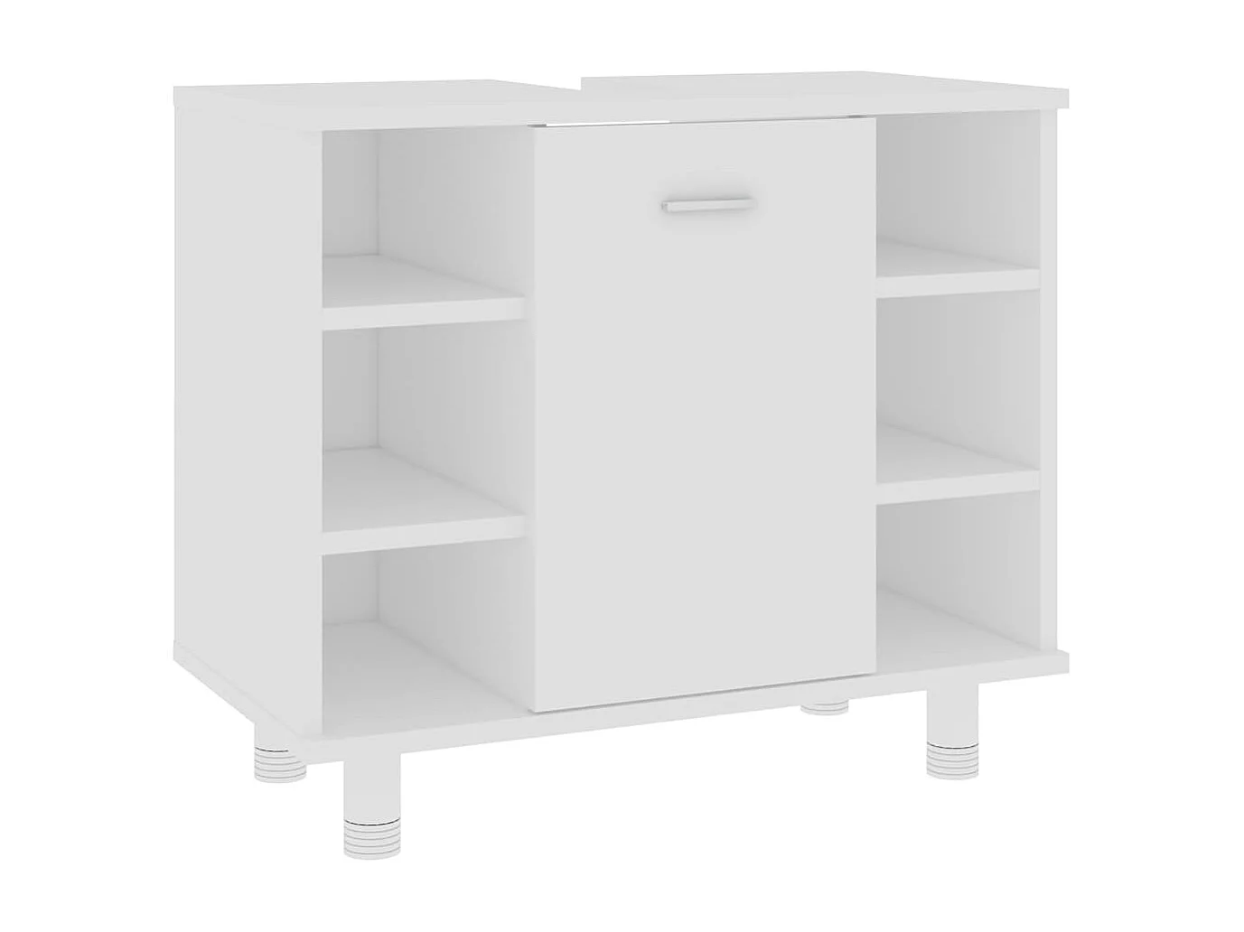 Armário de casa de banho 60x32x53,5 cm derivados madeira branco