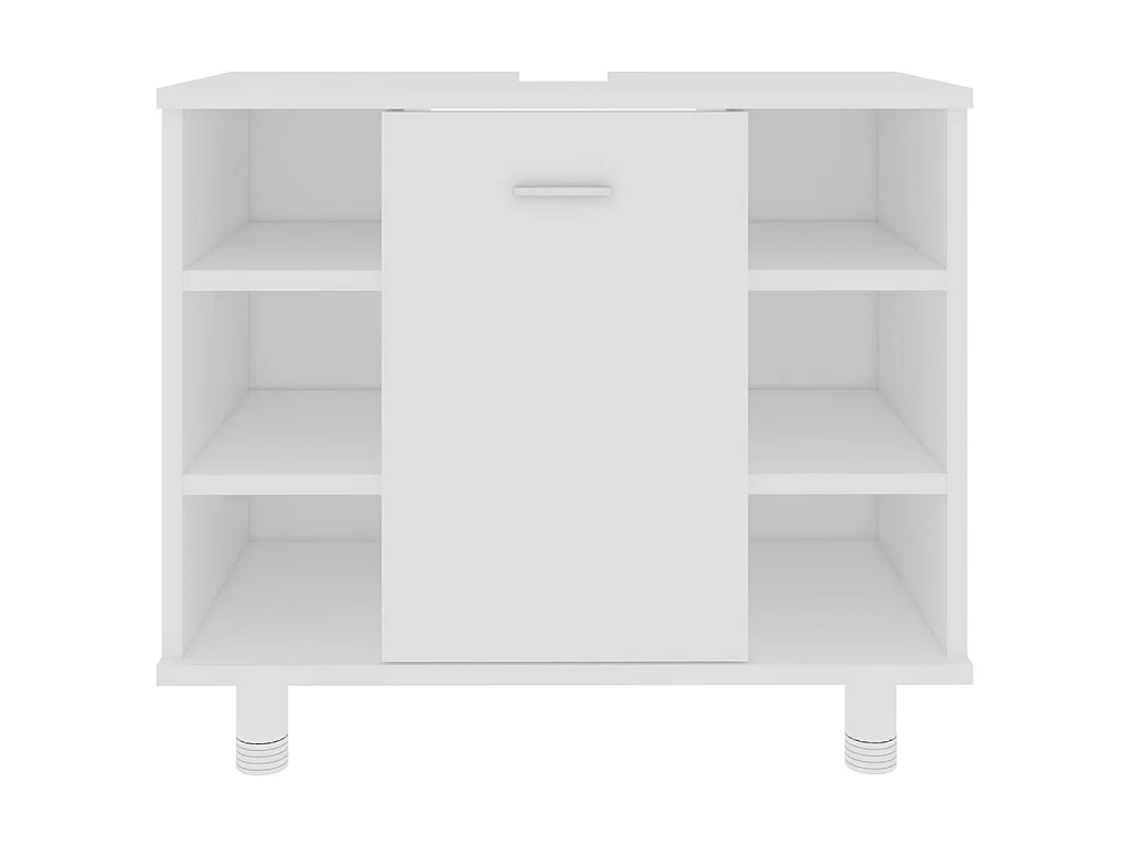 Armoire de salle de bain Blanc 60x32x53,5 cm Bois d'ingénierie