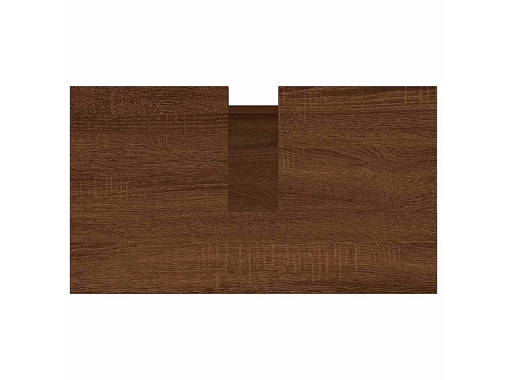 Armadietto Bagno Rovere Marrone 58x33x60cm in Legno Multistrato