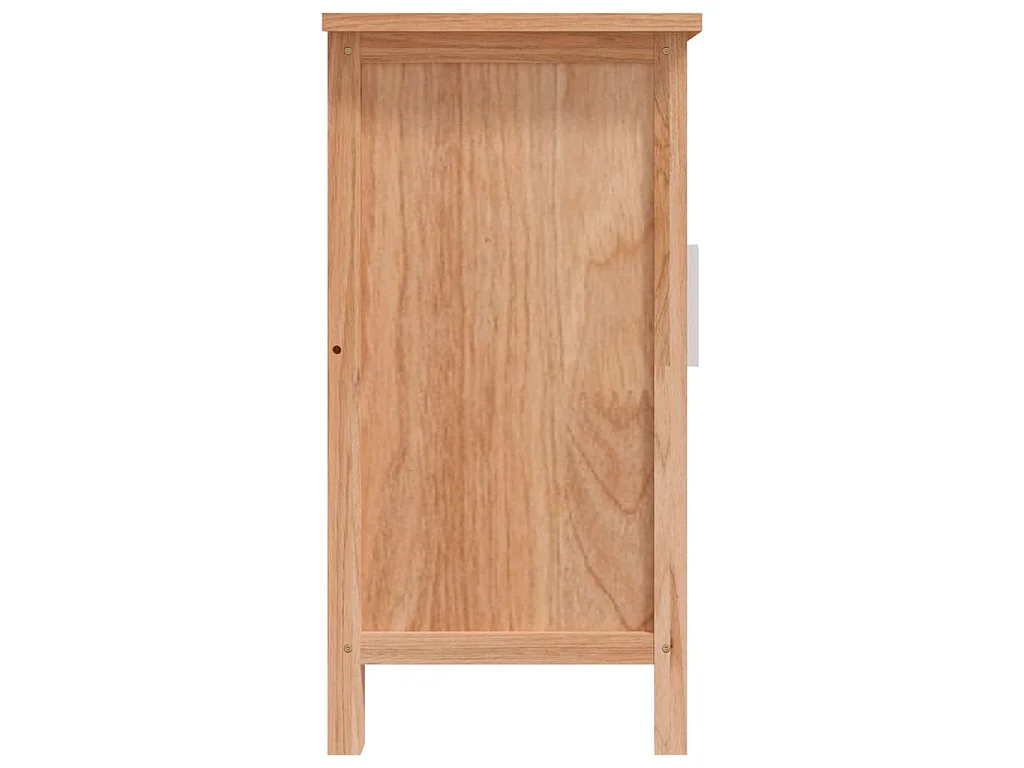 Waschbeckenunterschrank 66x29x61,5 cm Massivholz Nussbaum