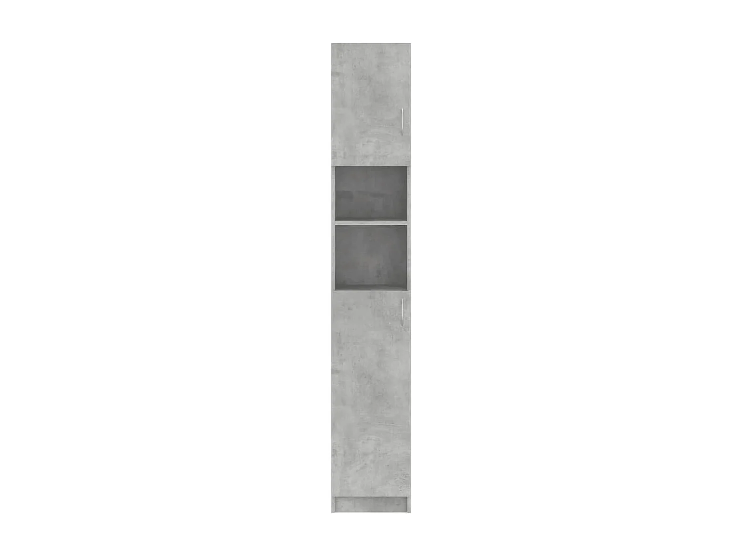 Badkamerkast 32x25,5x190 cm bewerkt hout betongrijs
