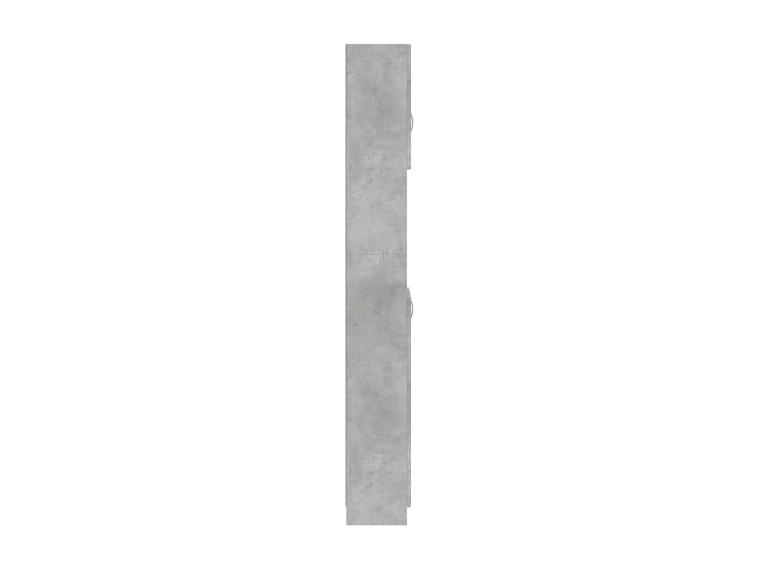 Badkamerkast 32x25,5x190 cm bewerkt hout betongrijs
