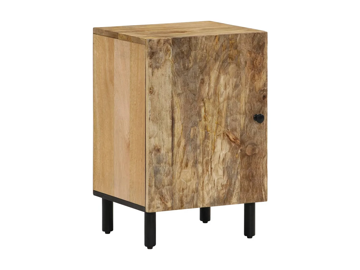 Badkamerkast 38x33x58 cm massief mangohout