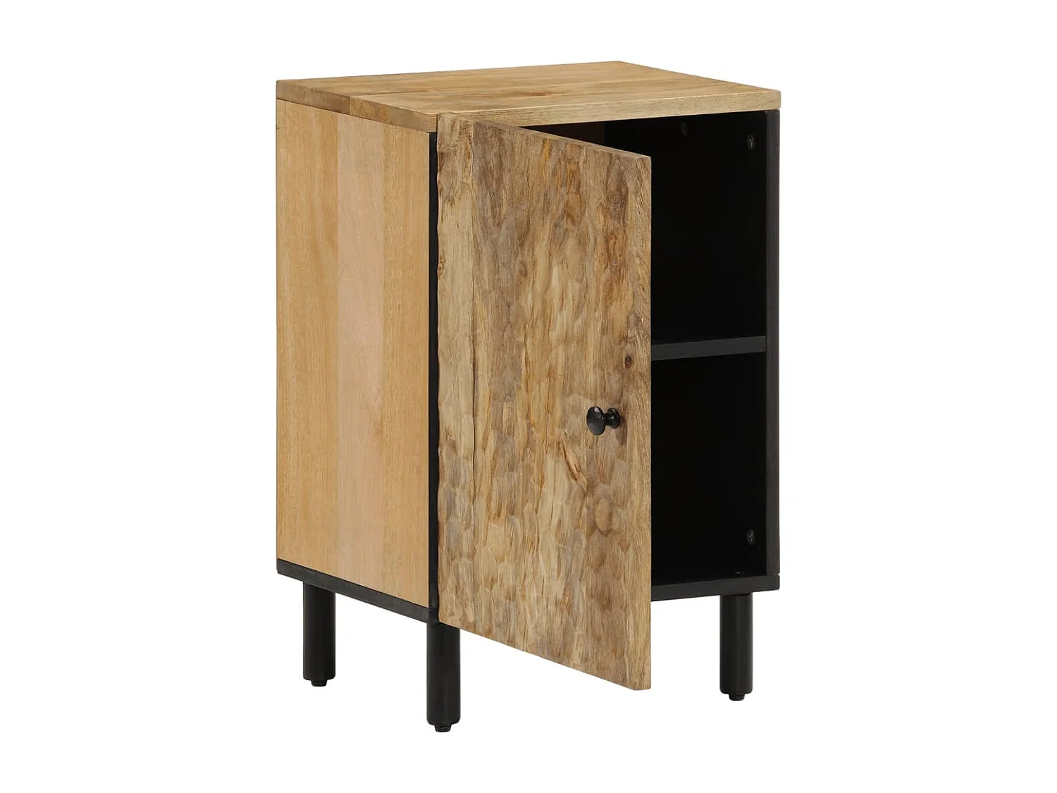 Badkamerkast 38x33x58 cm massief mangohout