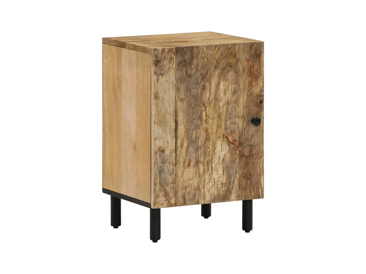 Armoire de salle de bain 38x33x58 cm bois massif de manguier