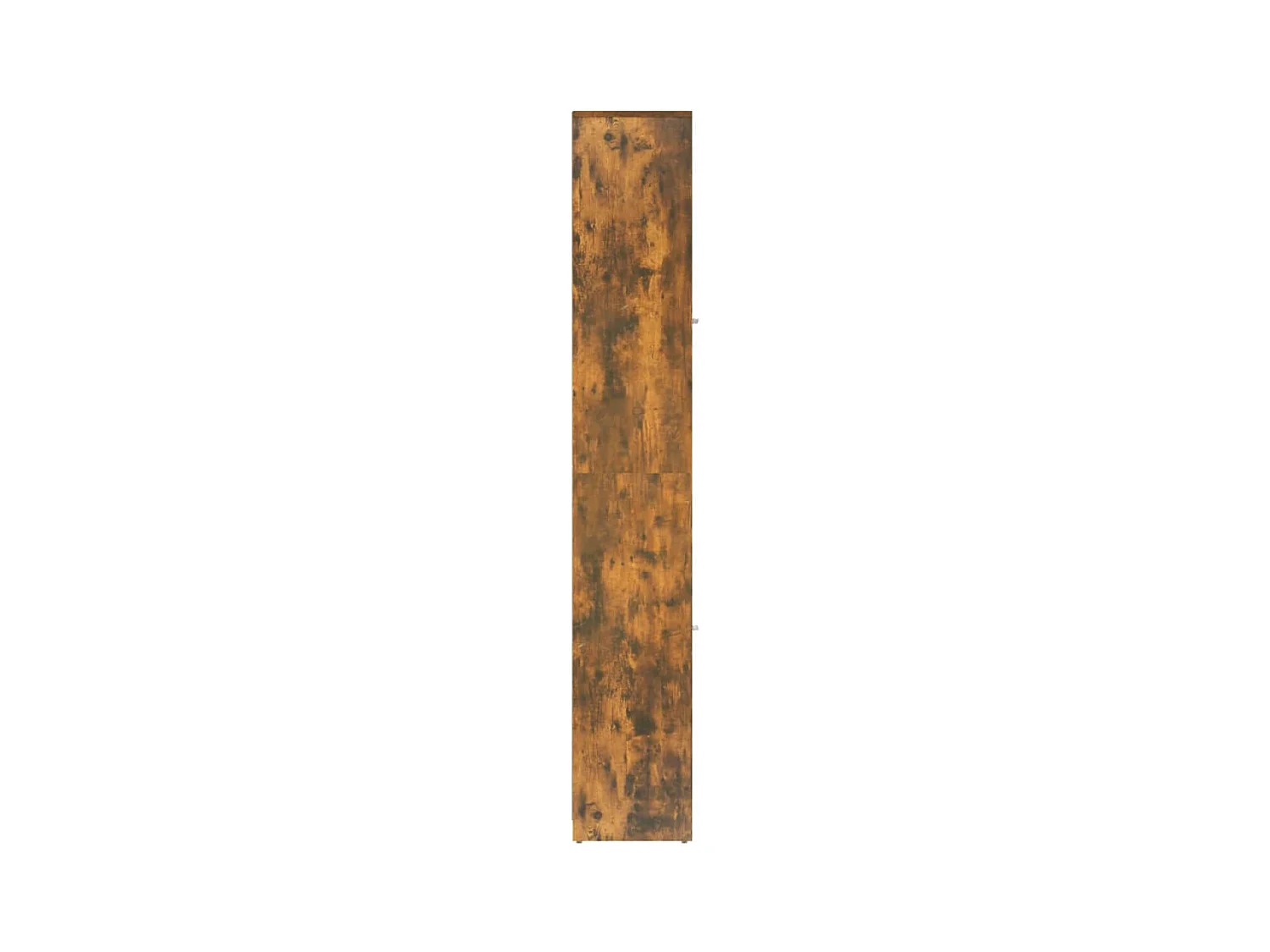 Badkamerkast 30x30x183,5 cm bewerkt hout gerookt eikenkleurig