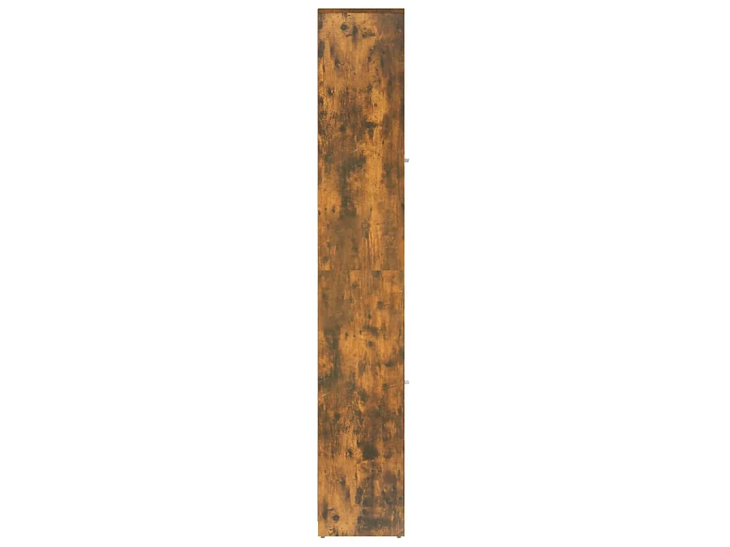 Badezimmerschrank Räuchereiche 30x30x183,5 cm Holzwerkstoff