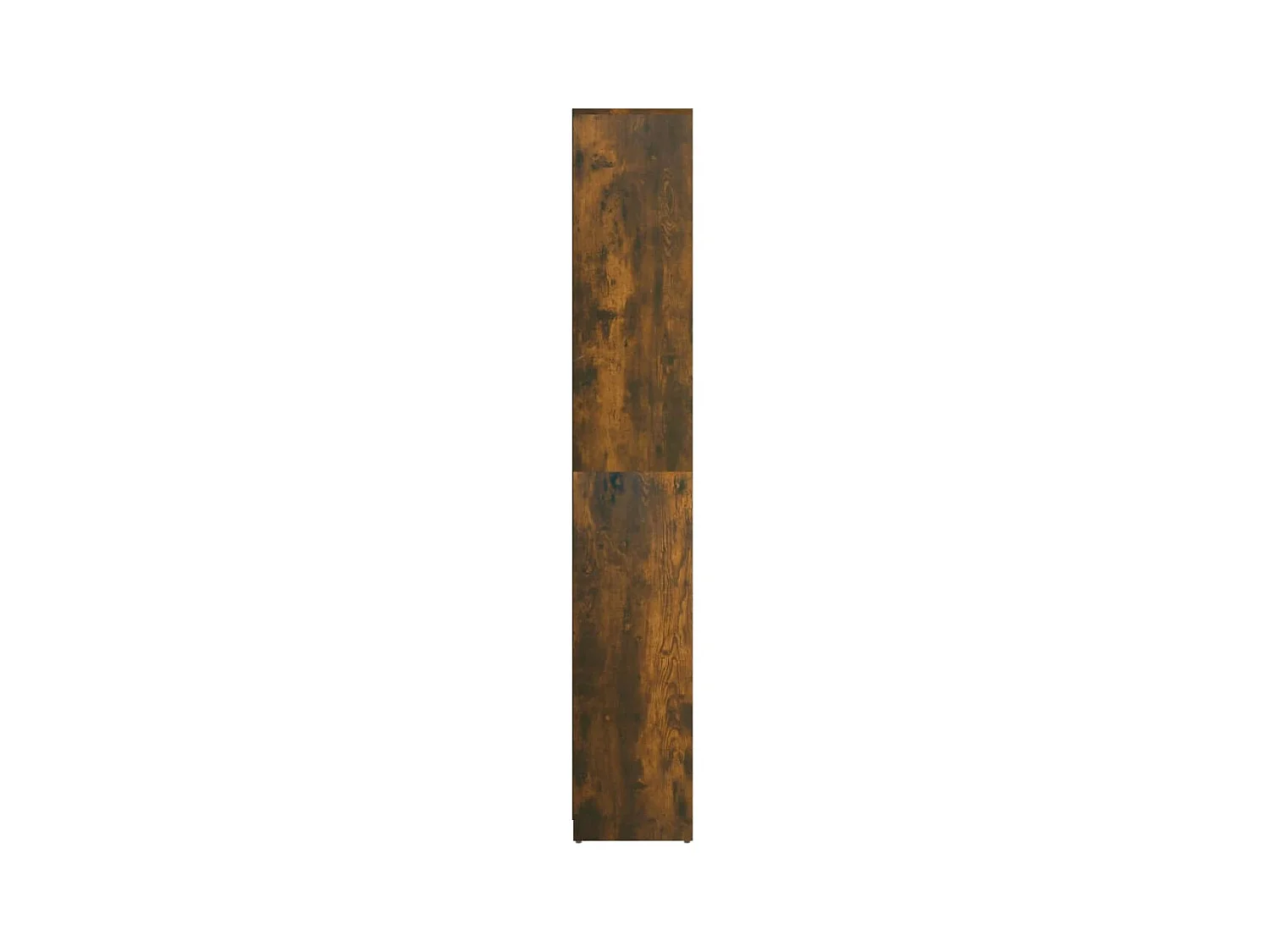 Badkamerkast 30x30x183,5 cm bewerkt hout gerookt eikenkleurig