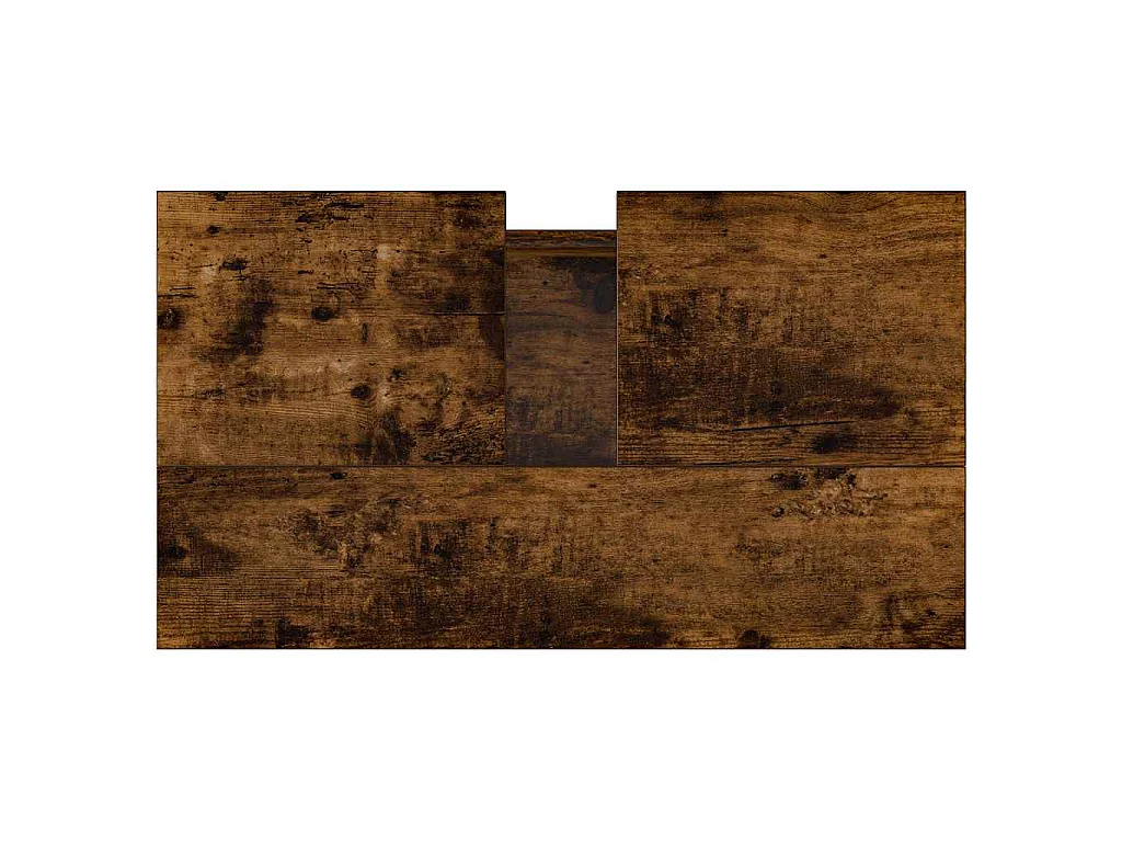 Armoire de bain blanc brillant 58x33x60 cm bois d'ingénierie