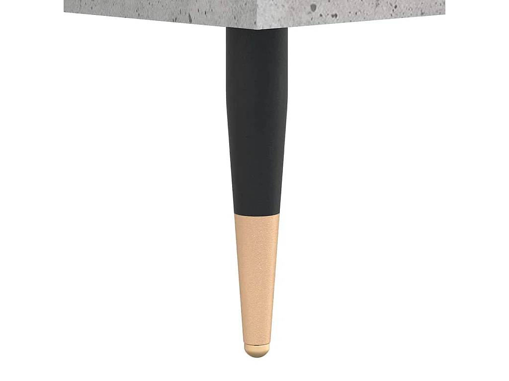 Badschrank Betongrau 65x33x60 cm Holzwerkstoff