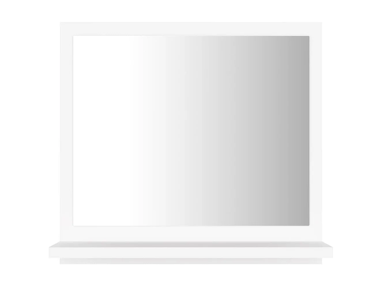 Miroir de salle de bain Blanc 40x10,5x37 cm Bois d’ingénierie