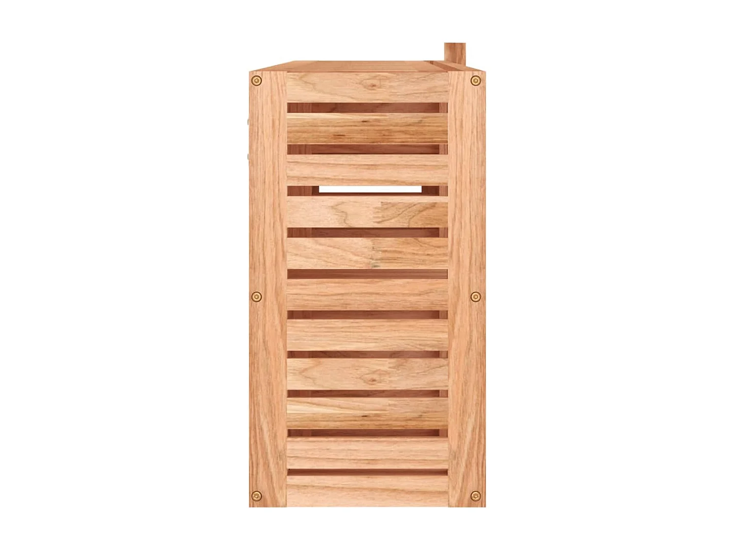 Spiegelschrank 80x17x34 cm Massivholz Nussbaum