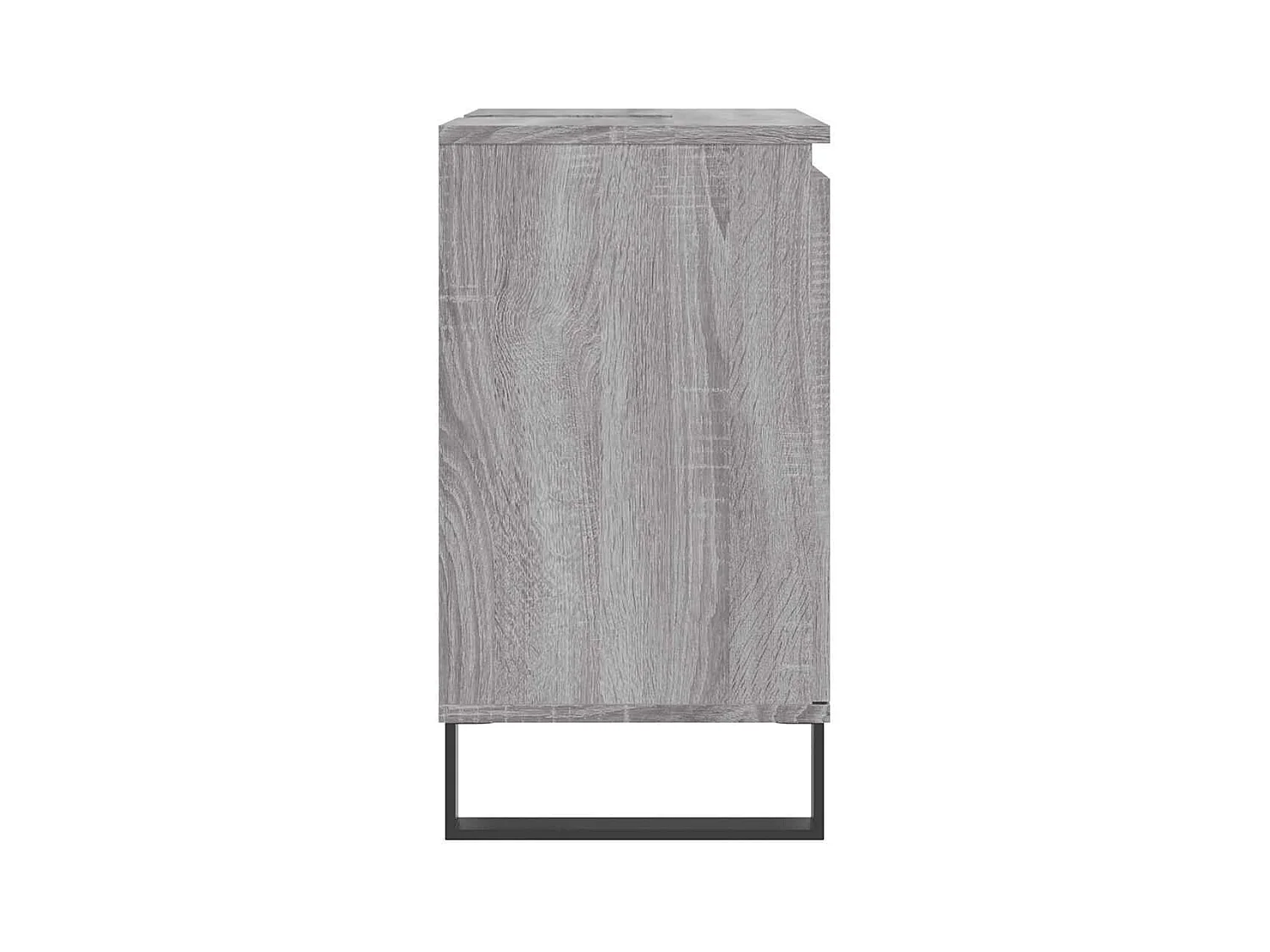 Badschrank Grau Sonoma 58x33x60 cm Holzwerkstoff