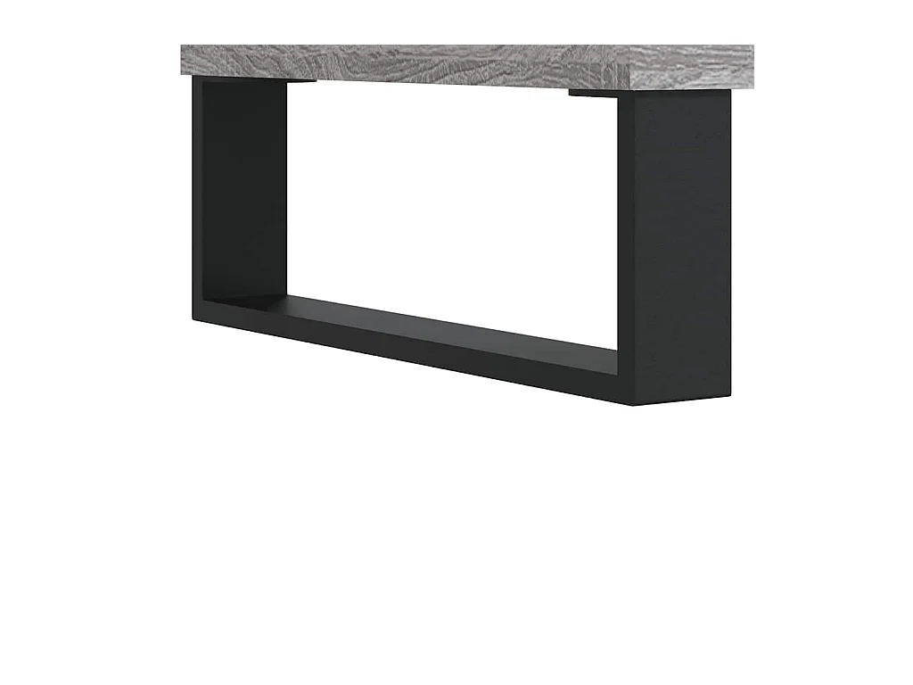 Badschrank Grau Sonoma 58x33x60 cm Holzwerkstoff