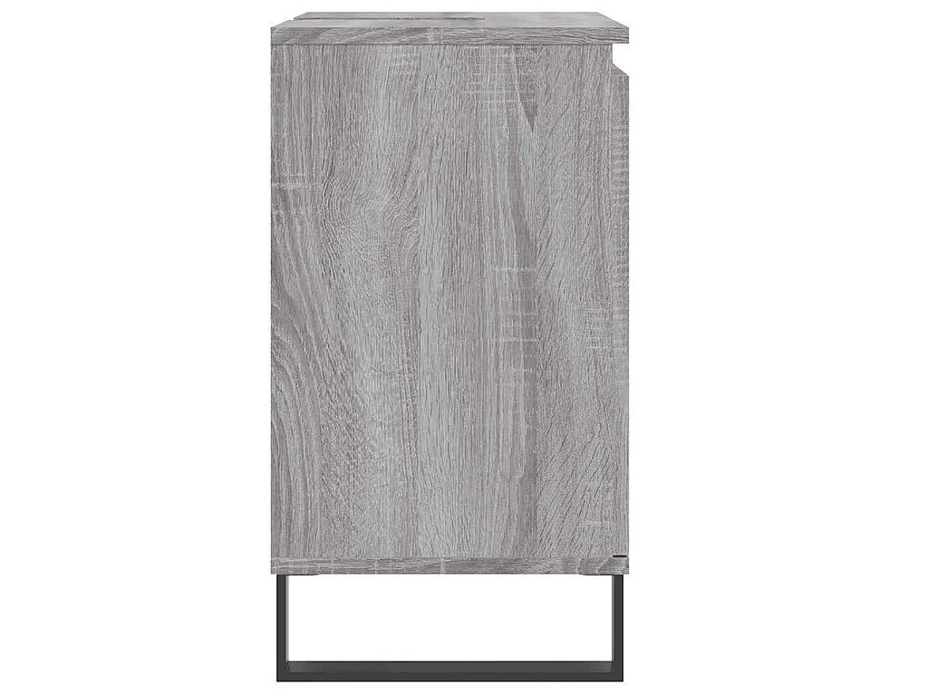 Armoire de bain sonoma gris 58x33x60 cm bois d'ingénierie