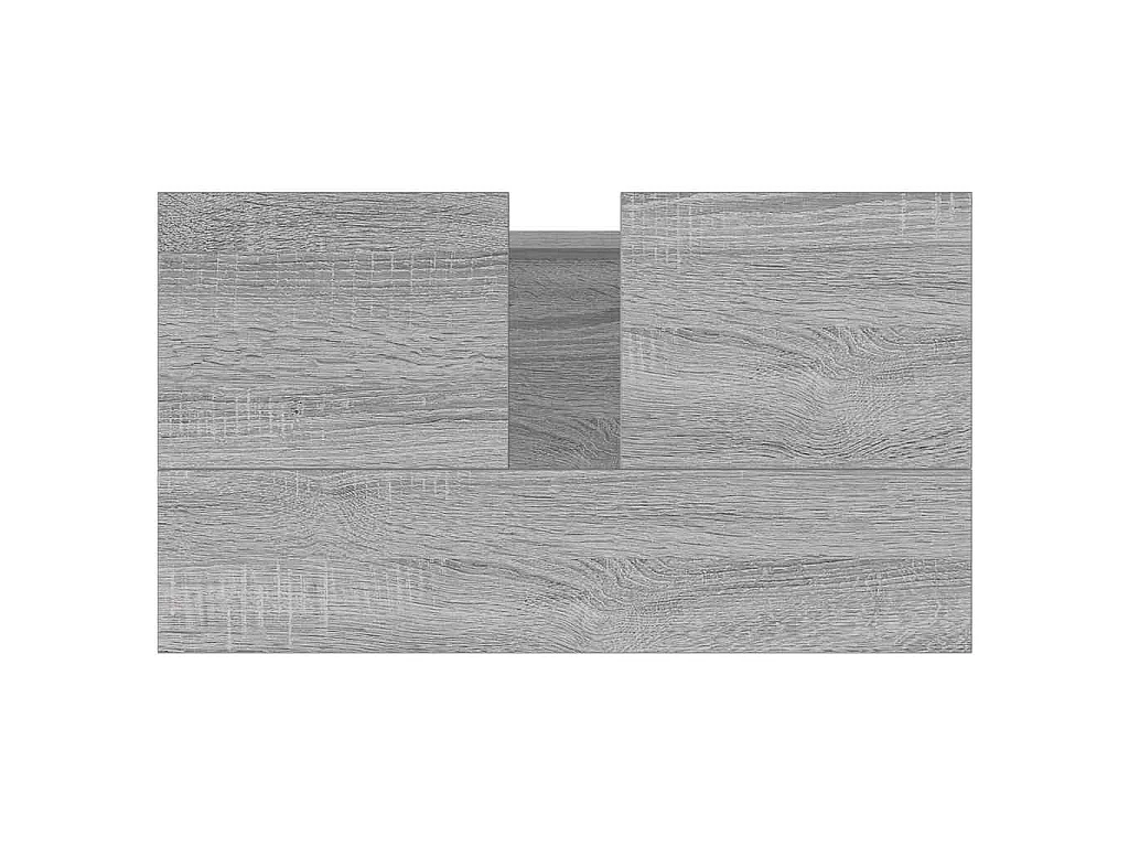 Armoire de bain sonoma gris 58x33x60 cm bois d'ingénierie