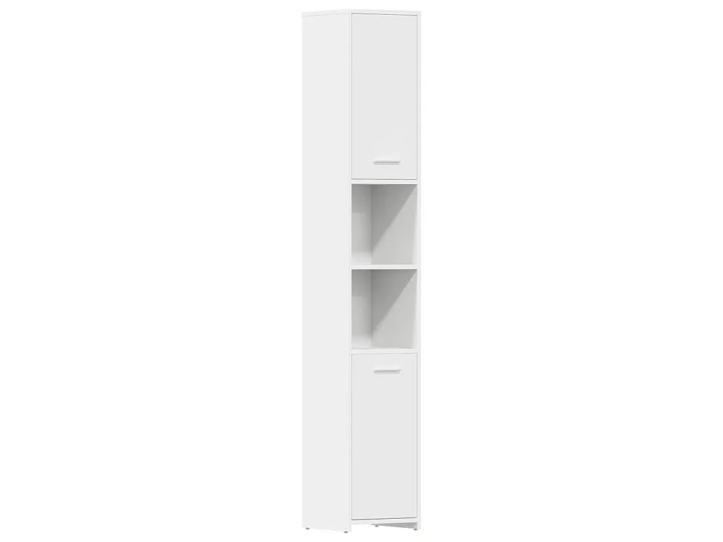 Armário de casa de banho derivados de madeira branco