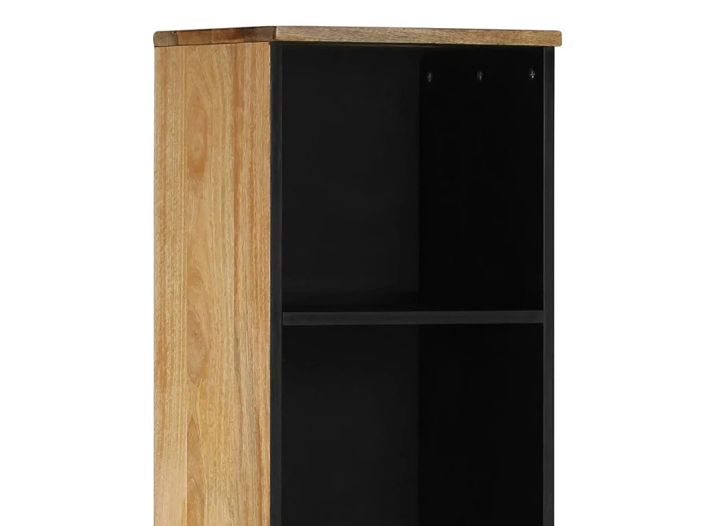 Badkamerkast 38x33x160 cm massief mangohout