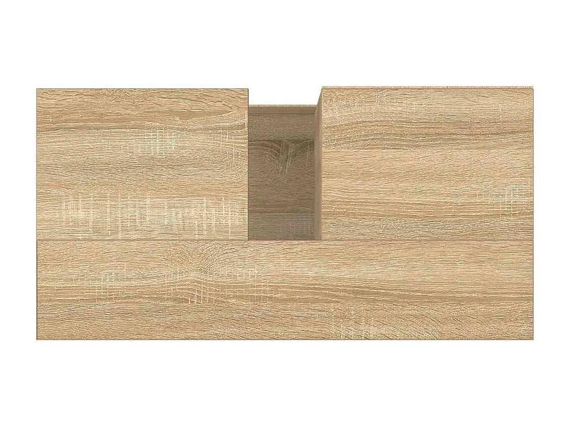 Armoire salle de bain chêne sonoma 65x33x60 cm