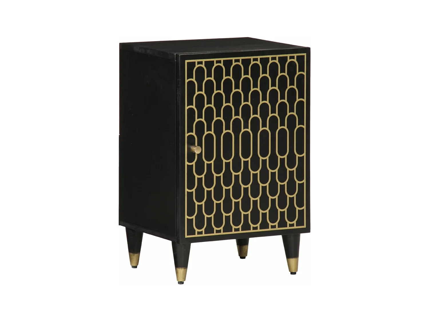 Armoire de salle de bain 38x33x58 cm bois massif de manguier