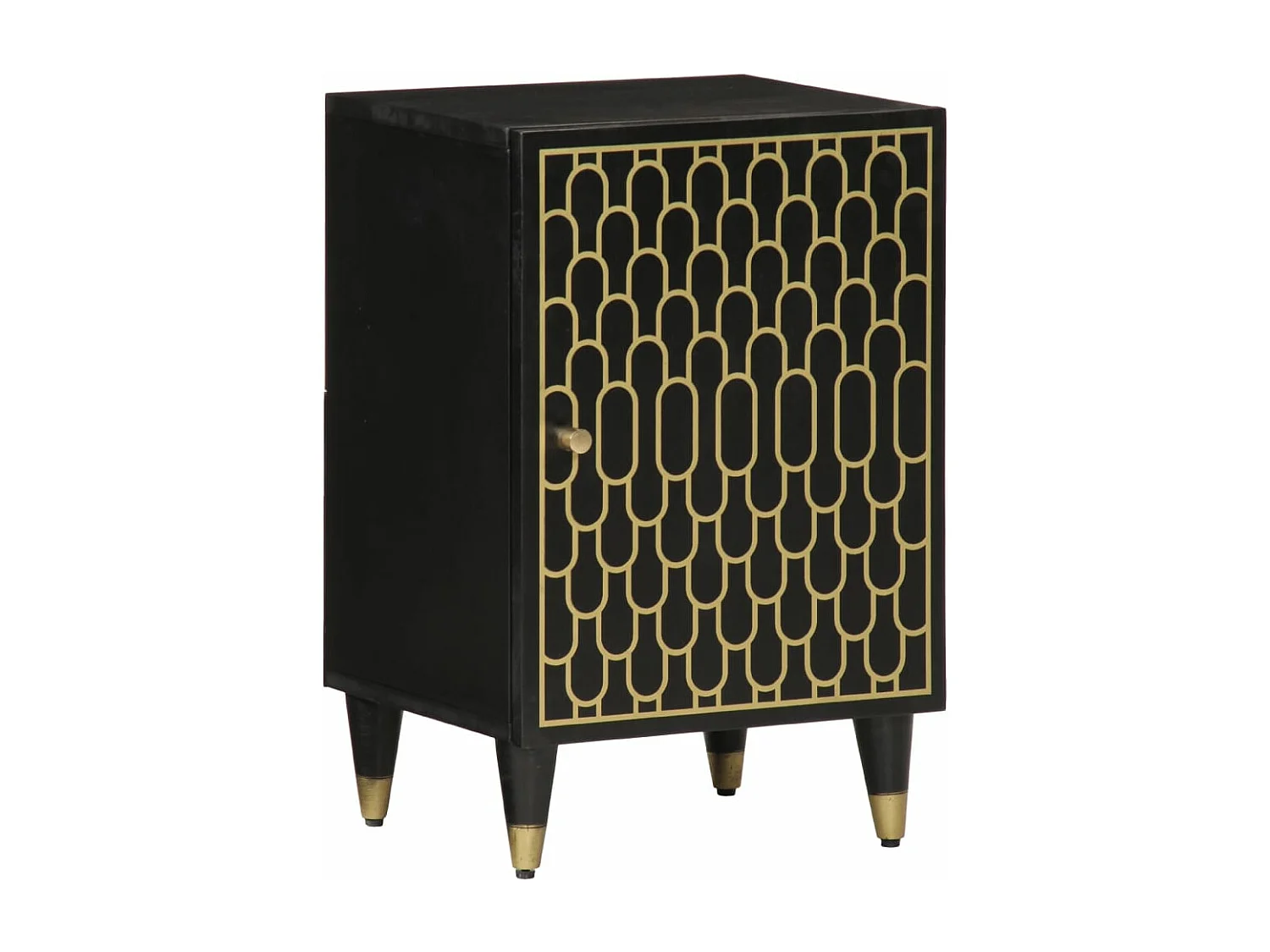 Armoire de salle de bain 38x33x58 cm bois massif de manguier