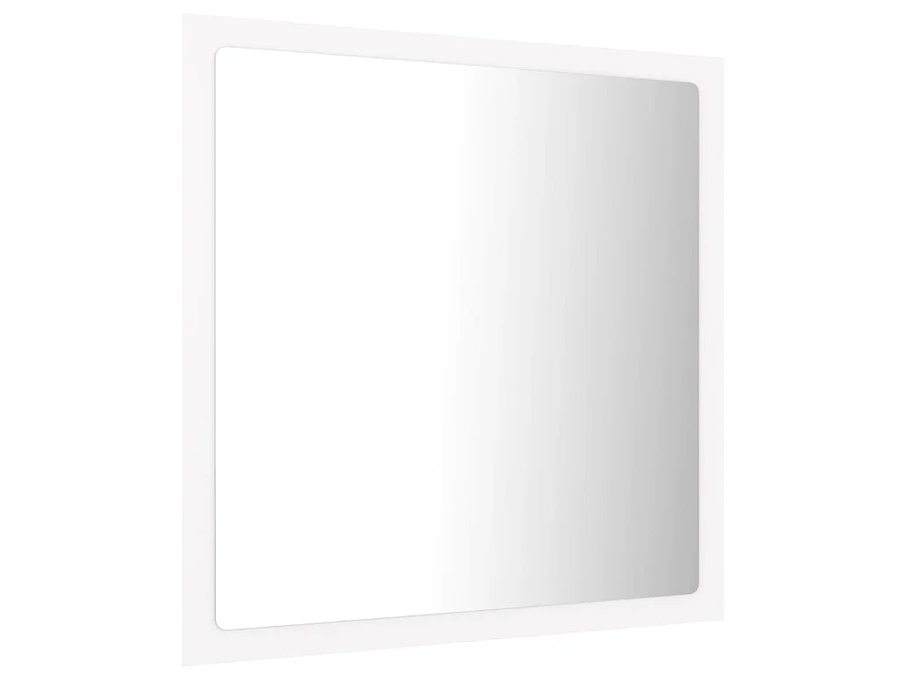 Specchio da Bagno con LED Bianco 40x8,5x37 cm in Acrilico