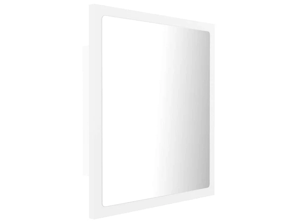 Badkamerspiegel LED 40x8,5x37 cm acryl wit