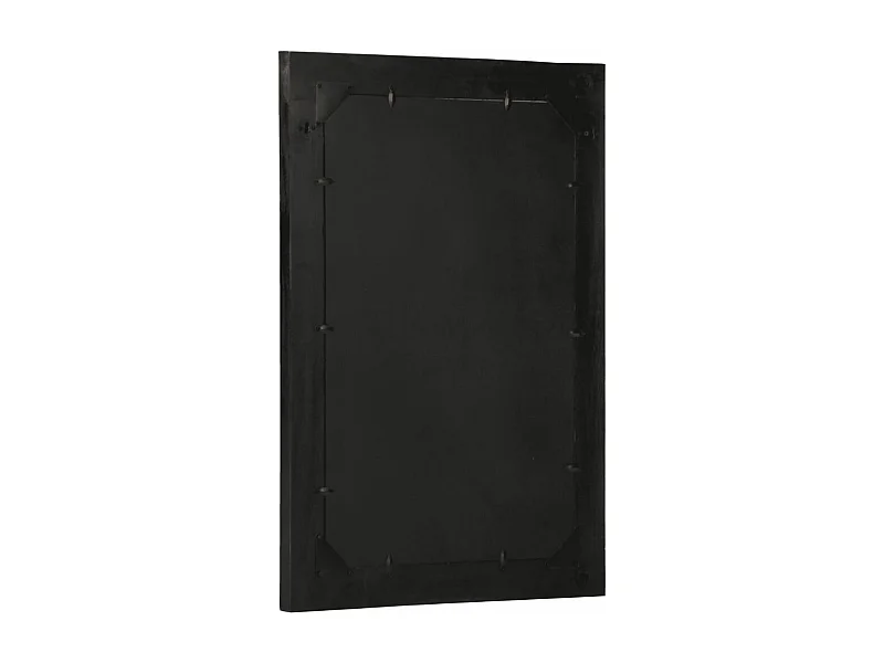 Badkamerspiegel 50x70x2,5 cm massief mangohout en glas