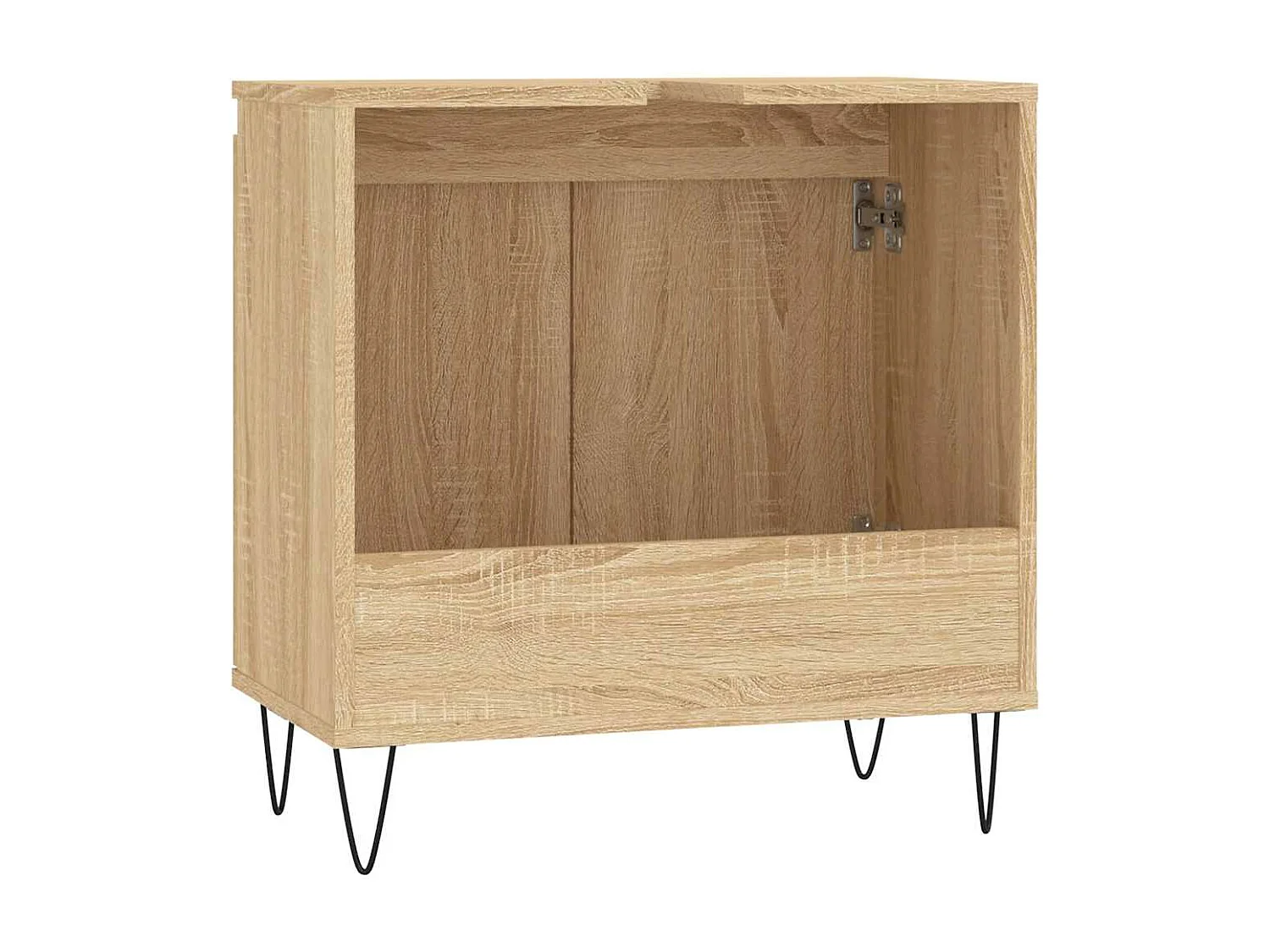 Armoire de bain chêne sonoma 58x33x60 cm bois d'ingénierie