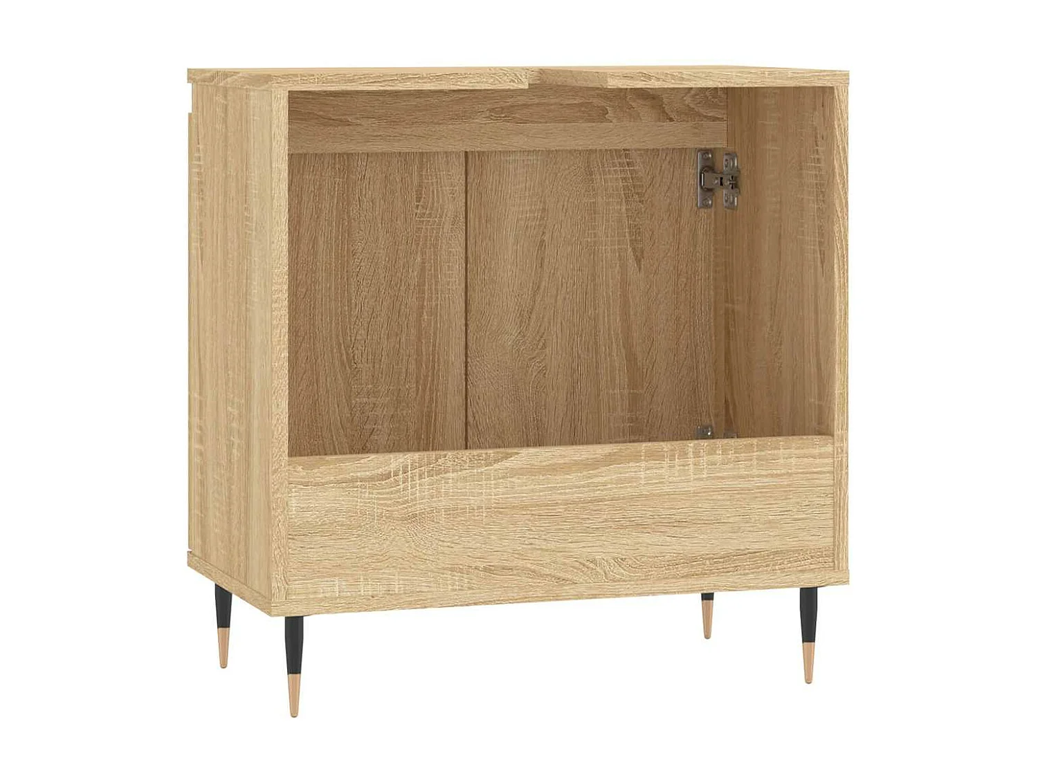 Armoire de bain chêne sonoma 58x33x60 cm bois d'ingénierie