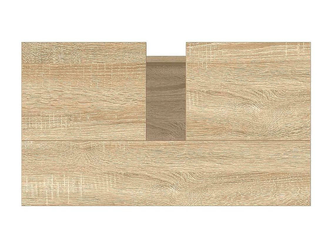 Armoire de bain chêne sonoma 58x33x60 cm bois d'ingénierie