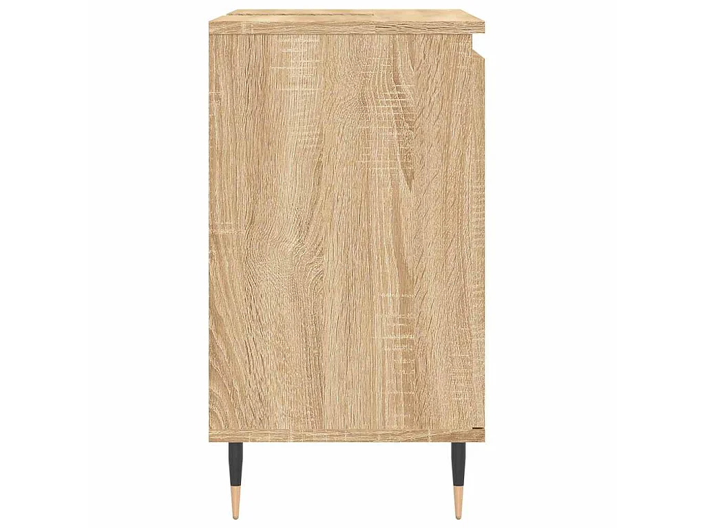 Armoire de bain chêne sonoma 58x33x60 cm bois d'ingénierie