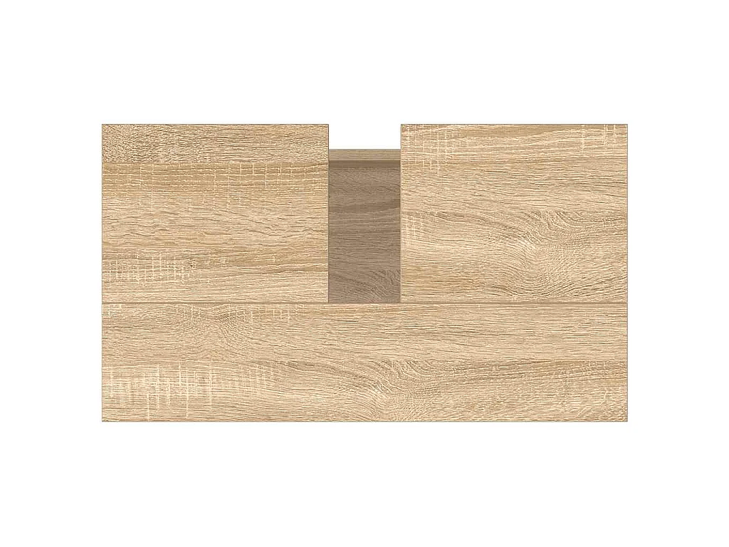 Armoire de bain chêne sonoma 58x33x60 cm bois d'ingénierie