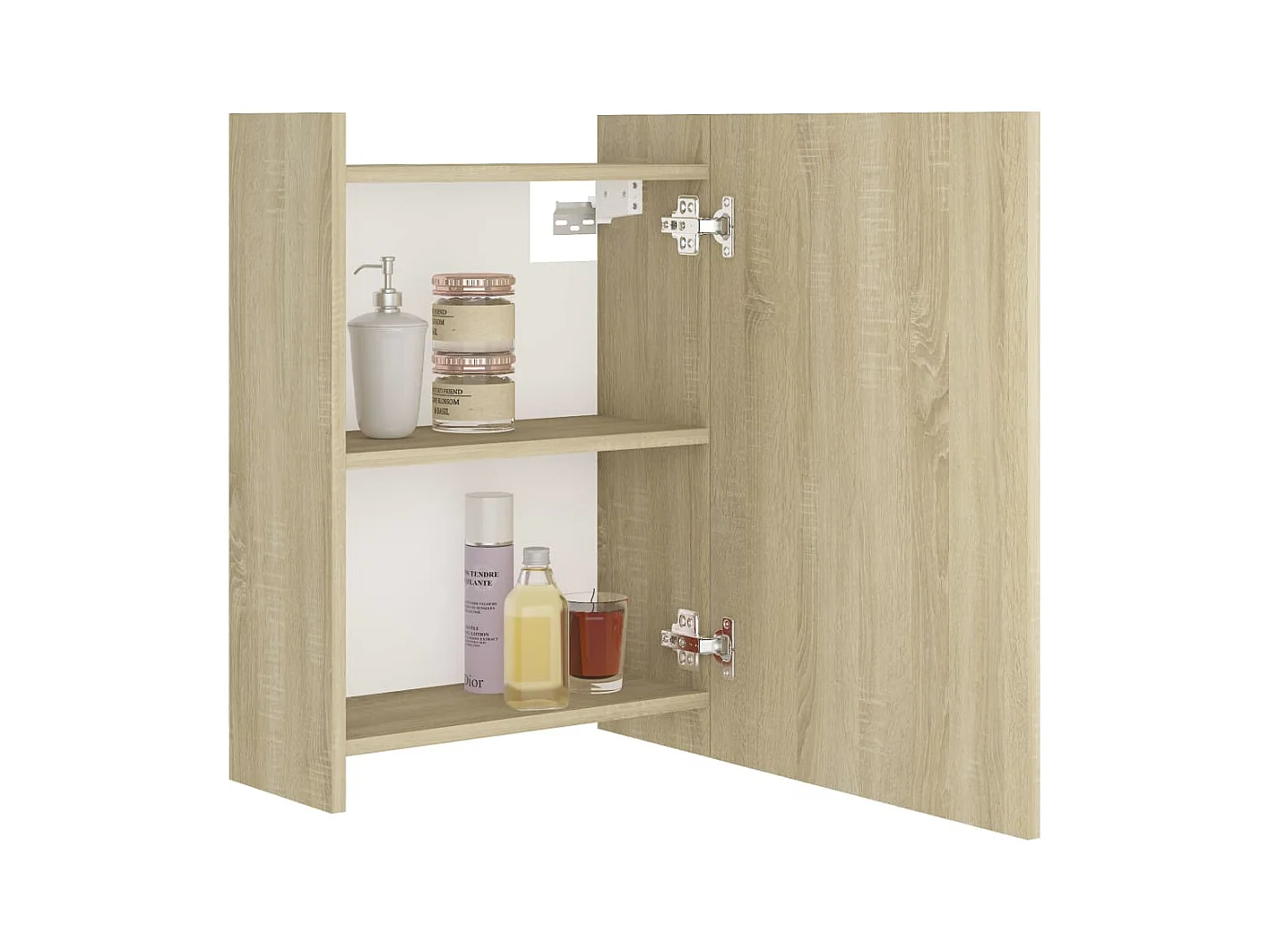 Armoire à miroir de salle de bain Chêne sonoma Bois ingénierie